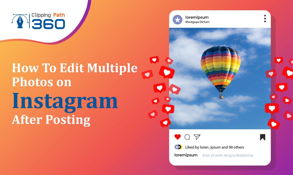how to edit multiple photos on instagram