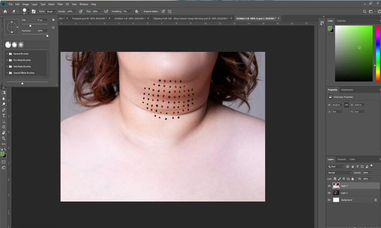 Steps to Remove Double Chin Using Photoshop