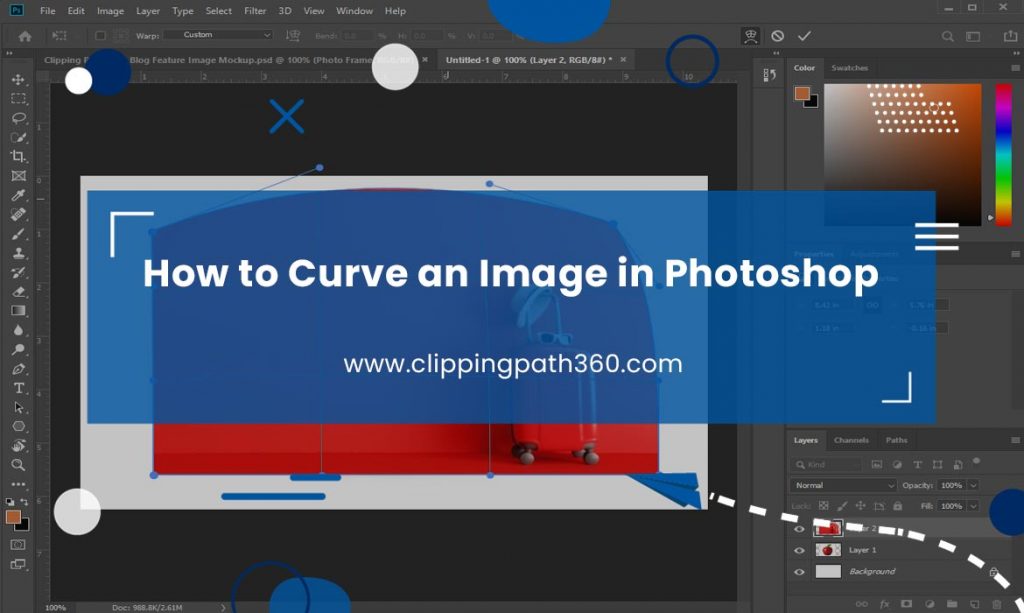 How to Curve an Image in Photoshop
