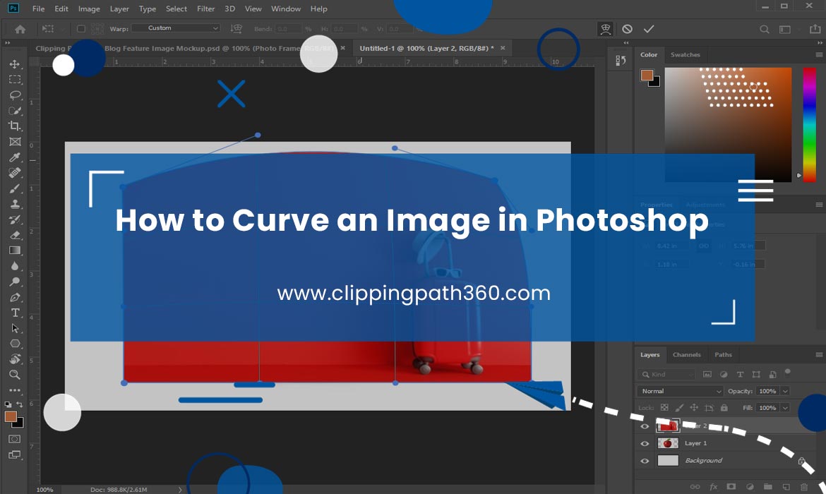 How to Curve an Image in Photoshop Featured Image