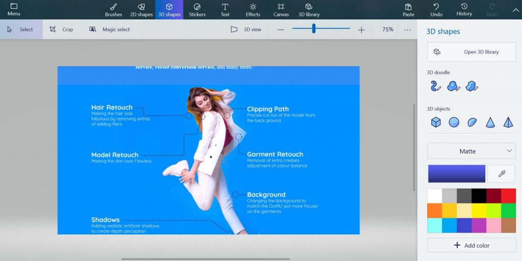 Microsoft Paint 3D to Watermark
