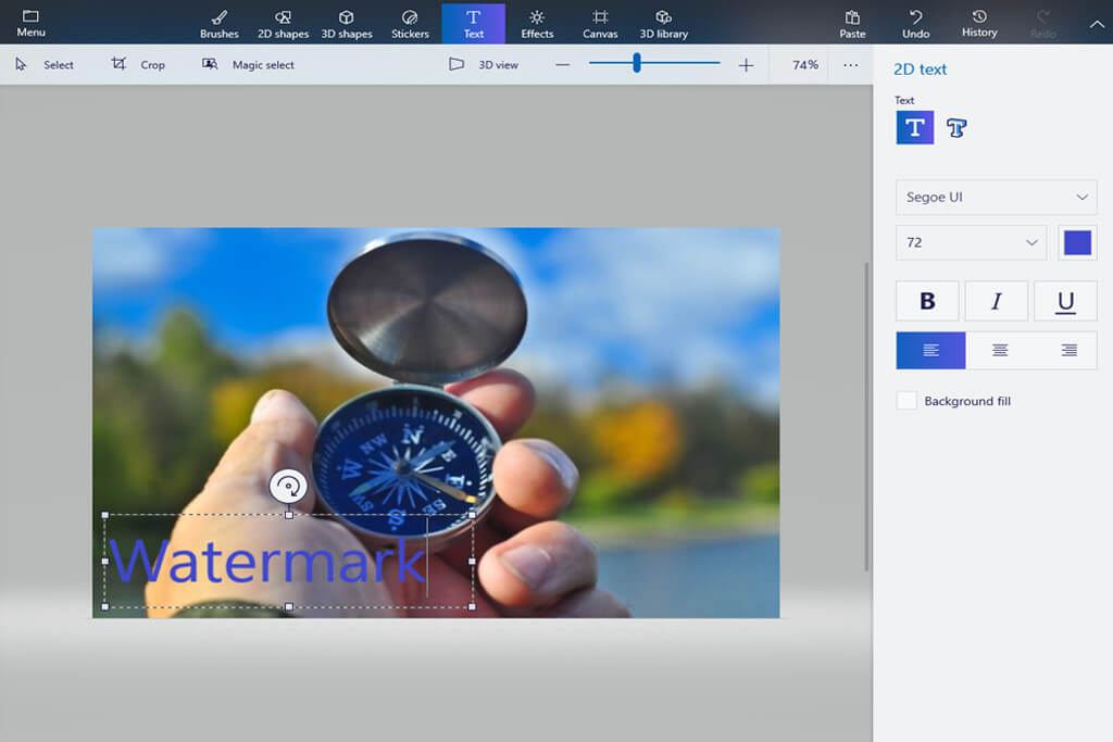 Microsoft Paint 3D