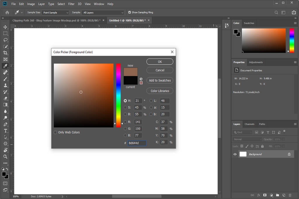 Setting the Background and Foreground Colors
