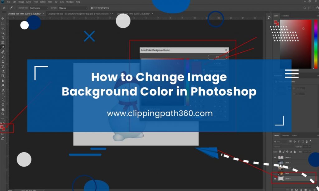 How to Change Image Background Color in Photoshop