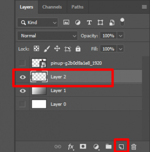 Add an extra layer above the gradient