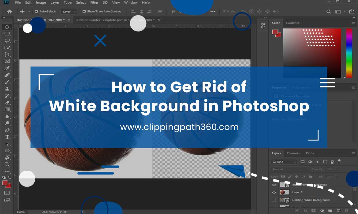 How to Get Rid of White Background in Photoshop Featured Image