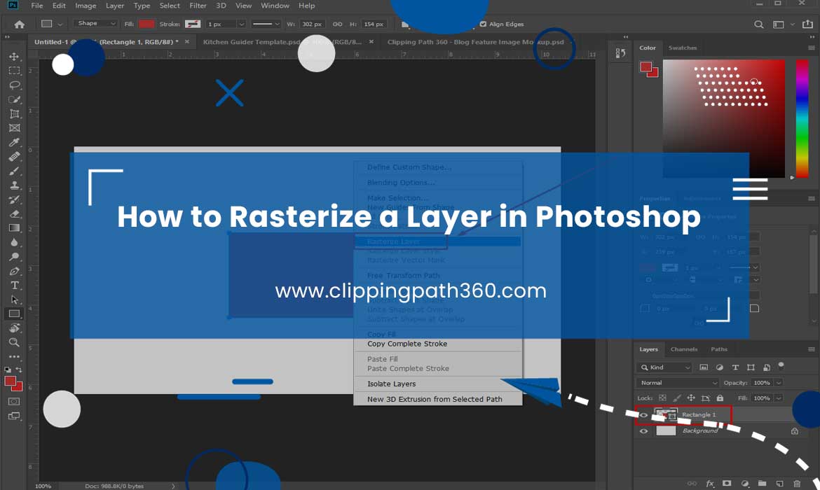 How to Rasterize a Layer in Photoshop Featured Image