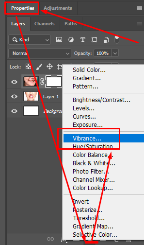 Create an adjustment layer
