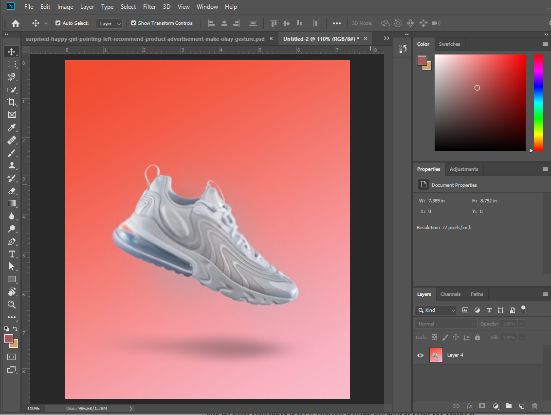 Correcting colors