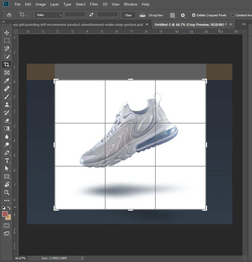 Cropping Unnecessary Items
