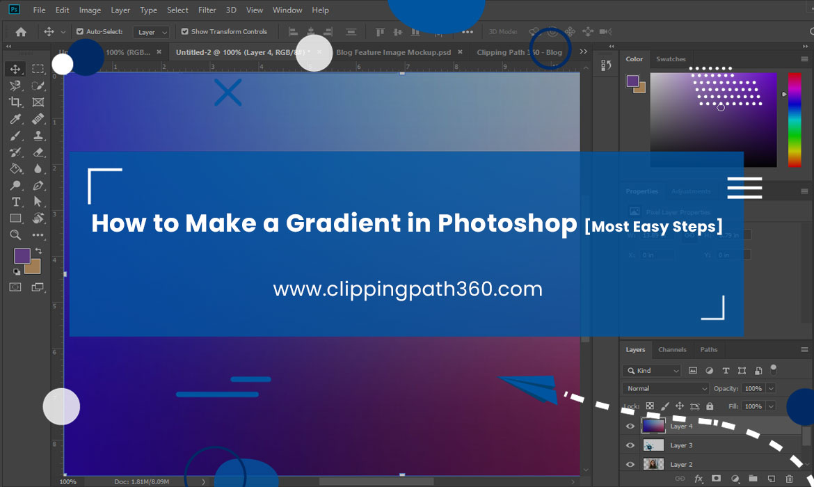 How to Make a Gradient in Photoshop Featured Image